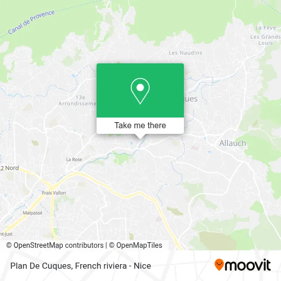 Plan De Cuques map