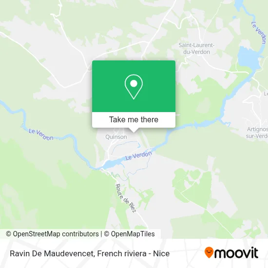 Ravin De Maudevencet map