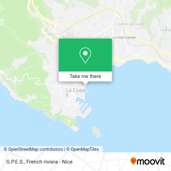 G.P.E.S. map