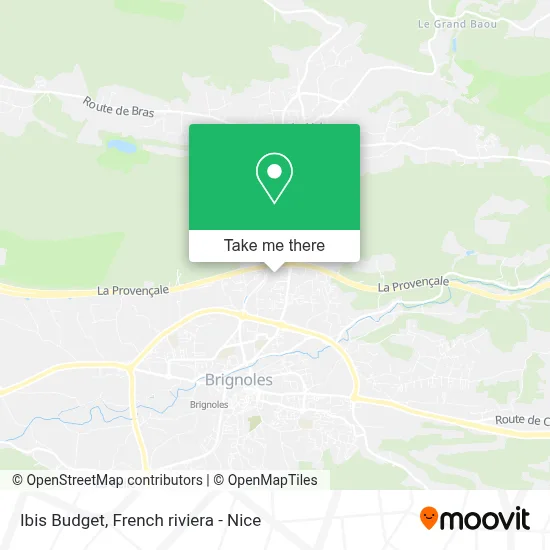 Ibis Budget map