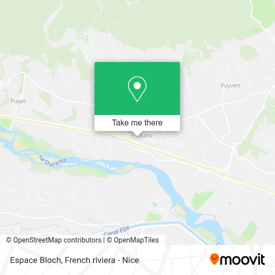 Espace Bloch map