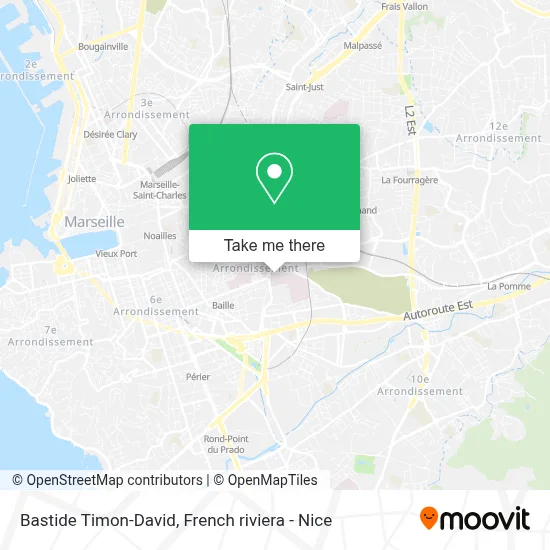 Bastide Timon-David map