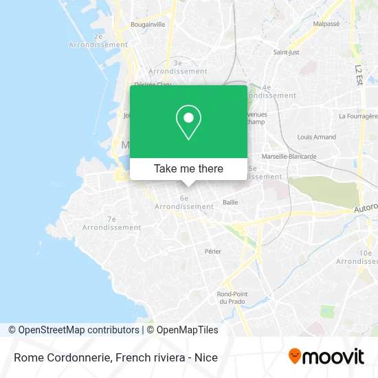 Rome Cordonnerie map