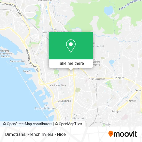 Dimotrans map