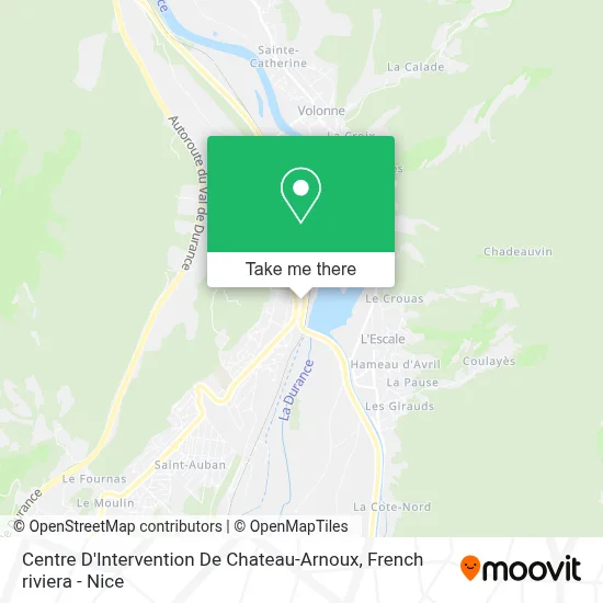 Centre D'Intervention De Chateau-Arnoux map