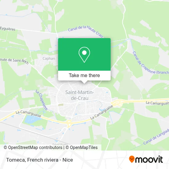 Tomeca map