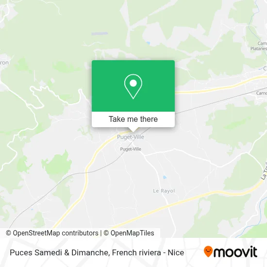 Puces Samedi & Dimanche map