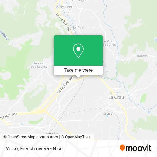 Vulco map