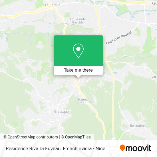 Résidence Riva Di Fuveau map