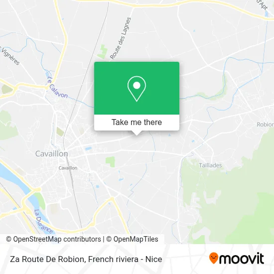 Za Route De Robion map