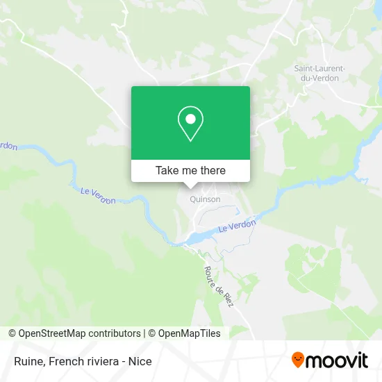 Mapa Ruine