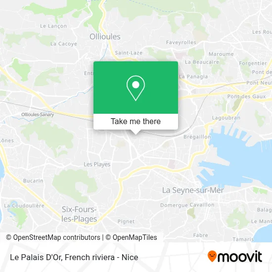 Le Palais D'Or map