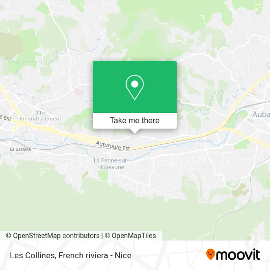 Les Collines map