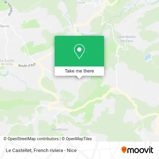 Le Castellet map