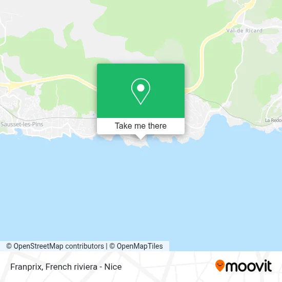Franprix map