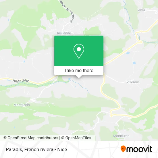 Paradis map
