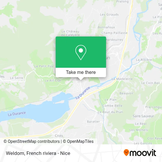Weldom map