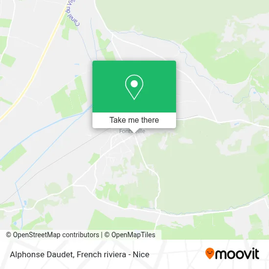 Alphonse Daudet map