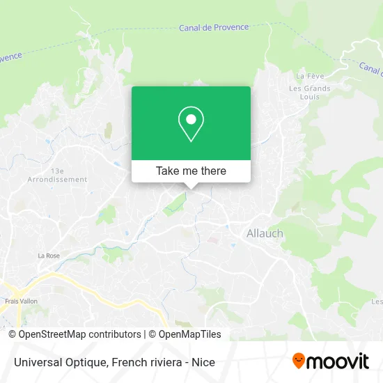 Universal Optique map
