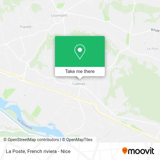 La Poste map