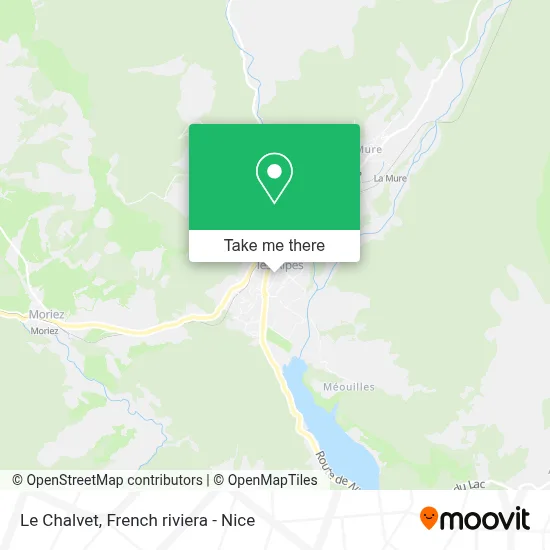Le Chalvet map