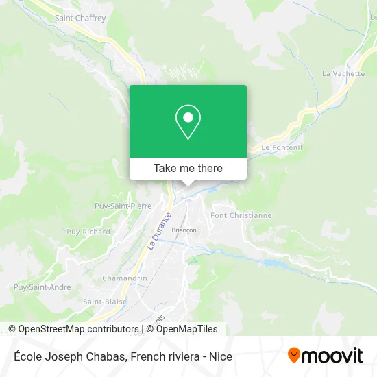 École Joseph Chabas map