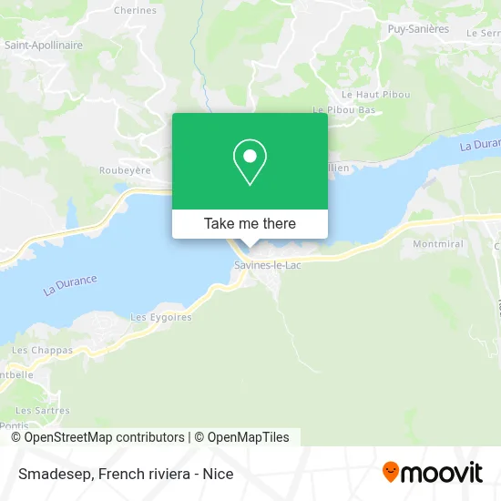 Smadesep map