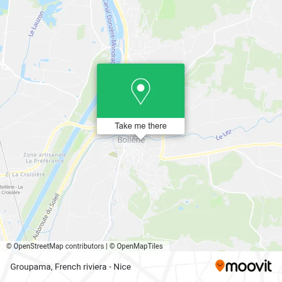 Groupama map