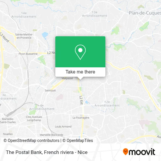 La Banque Postale map