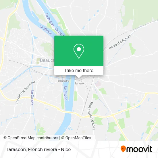 Tarascon map
