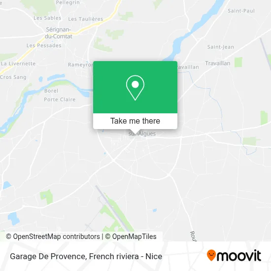 Garage De Provence map