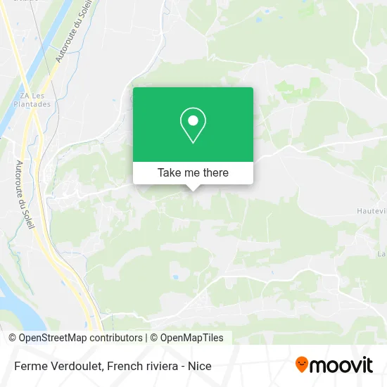 Ferme Verdoulet map