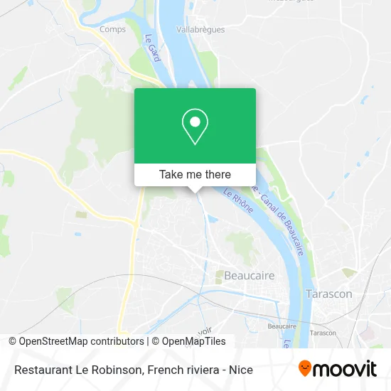 Restaurant Le Robinson map