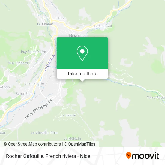 Rocher Gafouille map