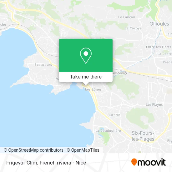 Frigevar Clim map