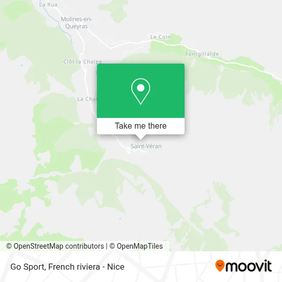Go Sport map