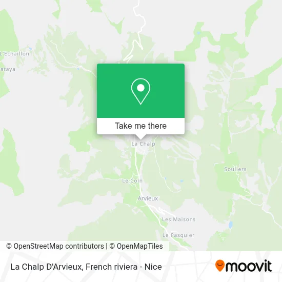La Chalp D'Arvieux map