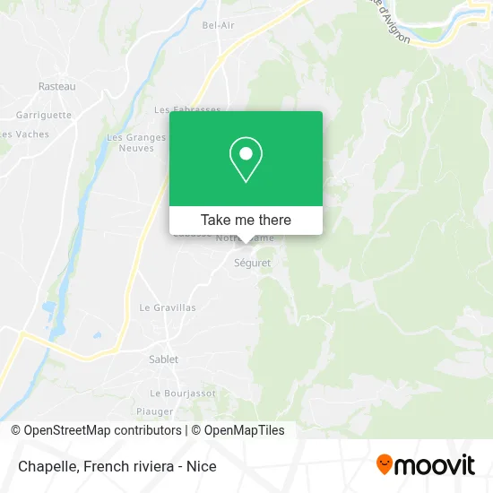 Chapelle map