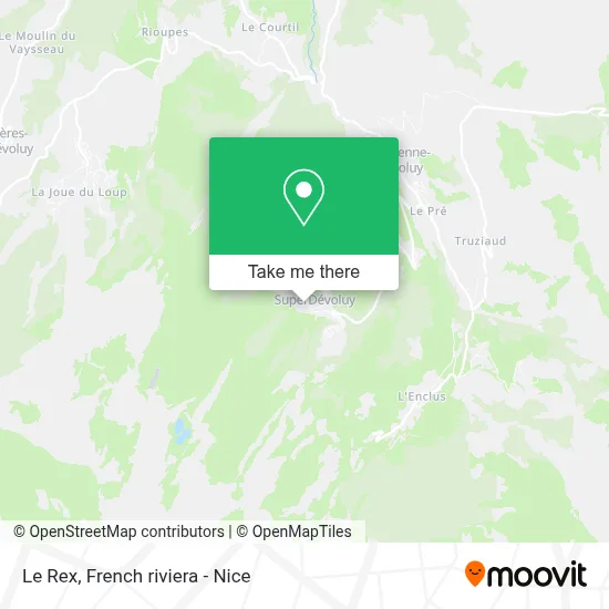 Le Rex map