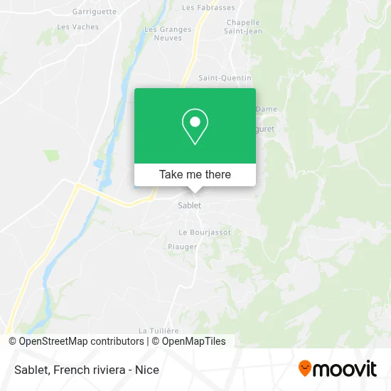 Sablet map