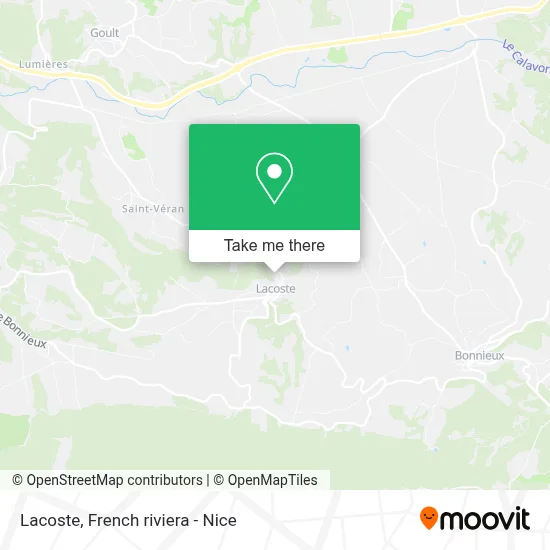 Lacoste map