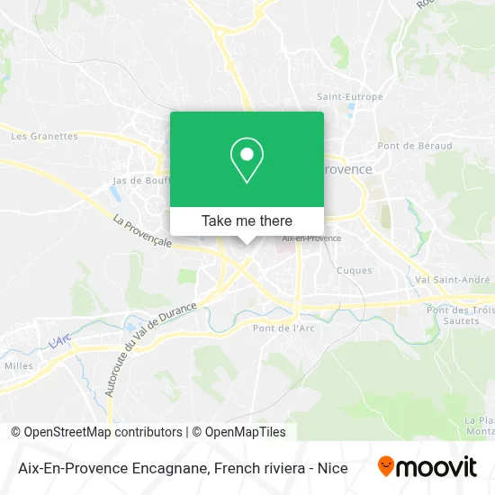 Aix-En-Provence Encagnane map