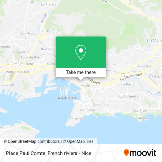 Place Paul Comte map