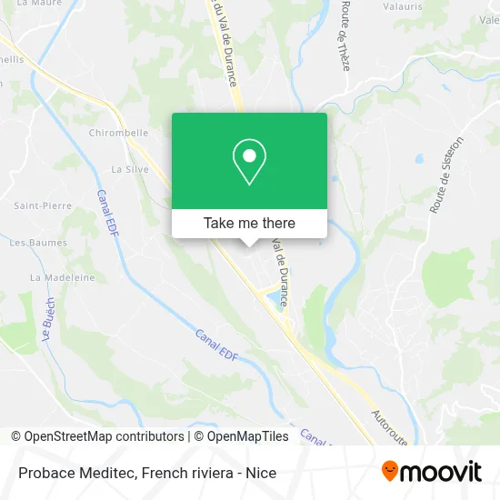 Probace Meditec map