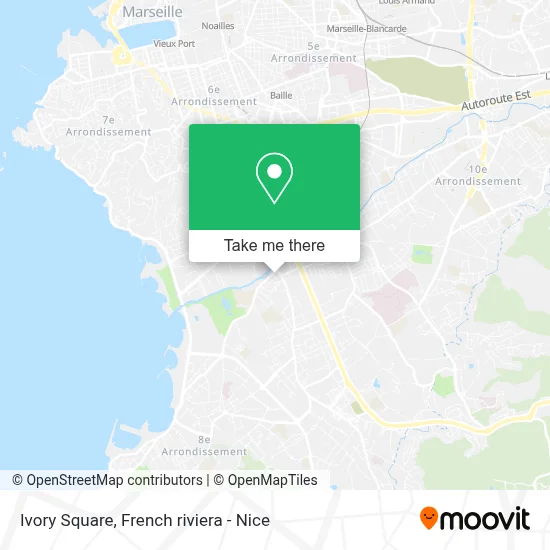 Mapa Ivory Square