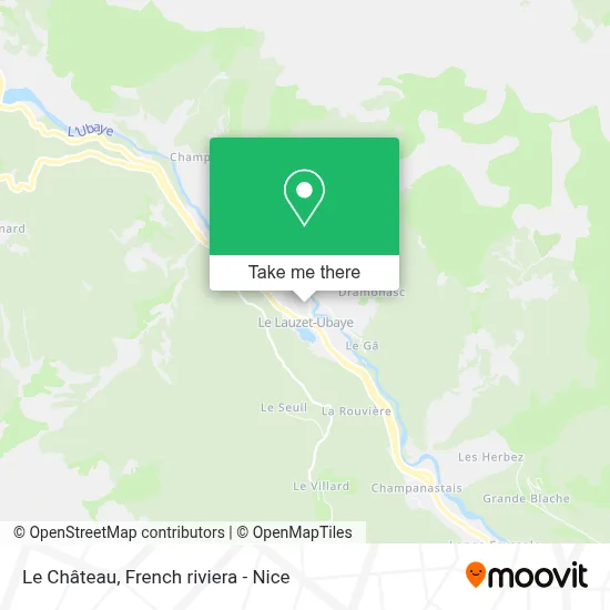 Le Château map