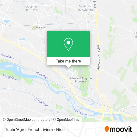 Techn'Agro map