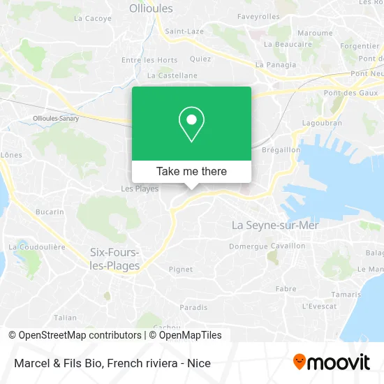 Marcel & Fils Bio map