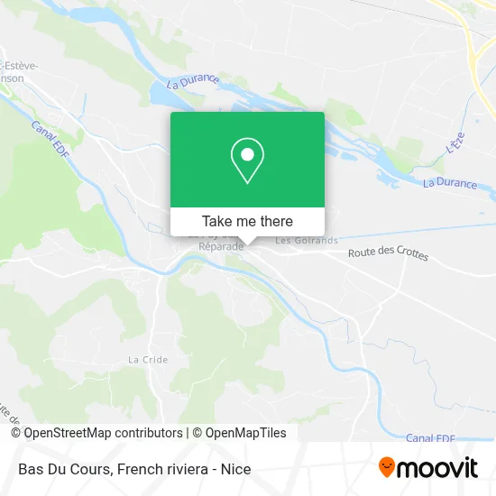 Bas Du Cours map