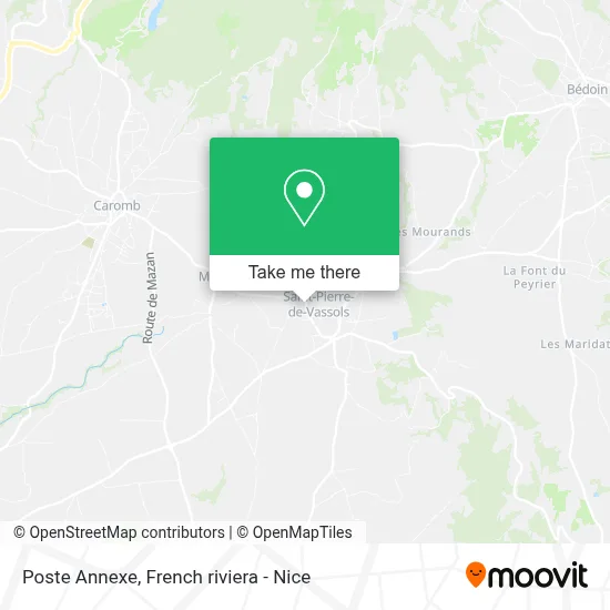 Poste Annexe map